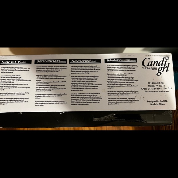 Candi Girl Carlin Roller Skates size 7 - Picture 15 of 16